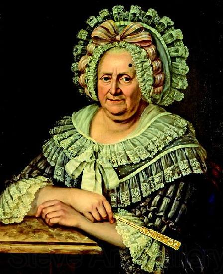 Johann Jakob de Lose Portrait of Josepha Gobin France oil painting art
